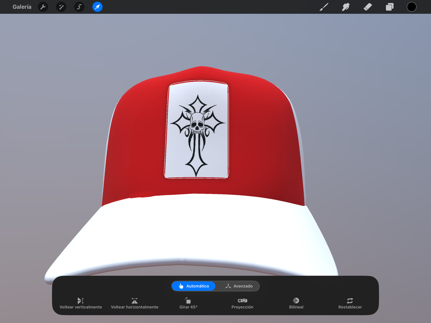 Gorra Mockup - Procreate