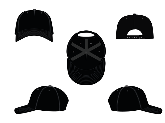 Mockup Gorra - Ilustrator